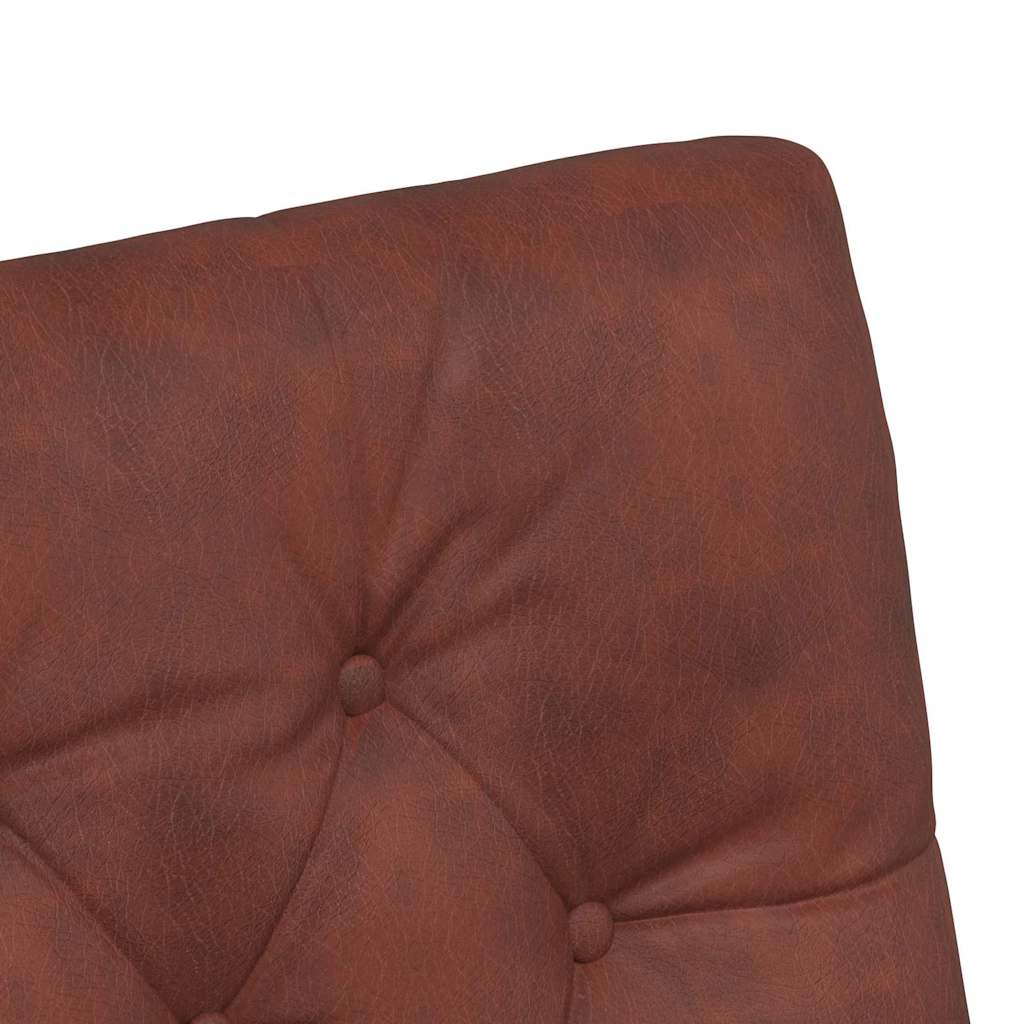 vidaXL Καρέκλες φαγητού με τροχούς 2 pcs Λαμπερό καφέ 58 x 67 x 97 εκ