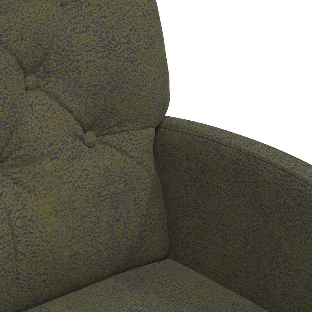 vidaXL Καρέκλες Φαγητού με Ρόδες με τροχούς 2 pcs Στρατιωτικό πράσινο