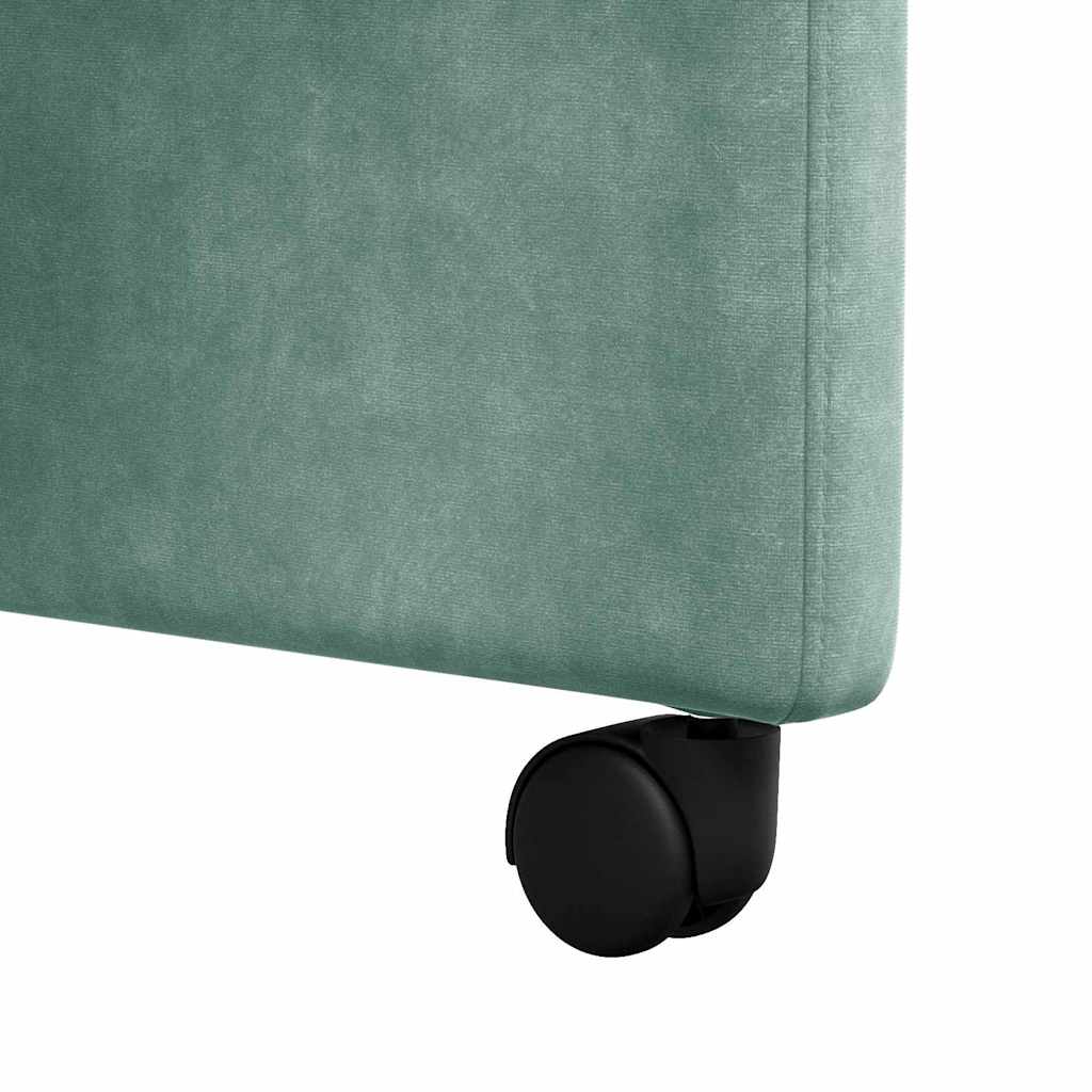 vidaXL Καρέκλες φαγητού 2 pcs Πράσινο της θάλασσας 58 x 67 x 97 εκ