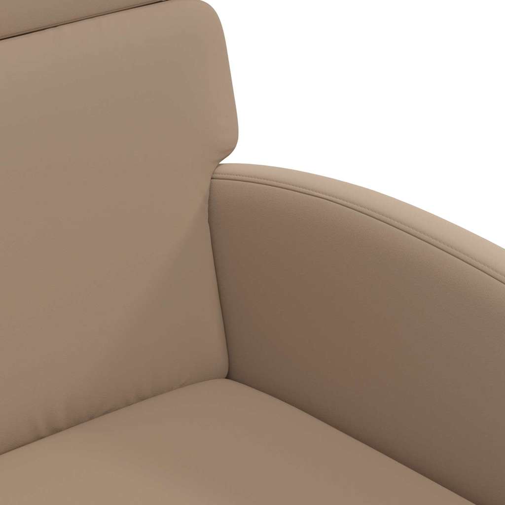 vidaXL Καρέκλες φαγητού με τροχούς 2 pcs Καπουτσίνο 58 x 65 x 98 εκ.