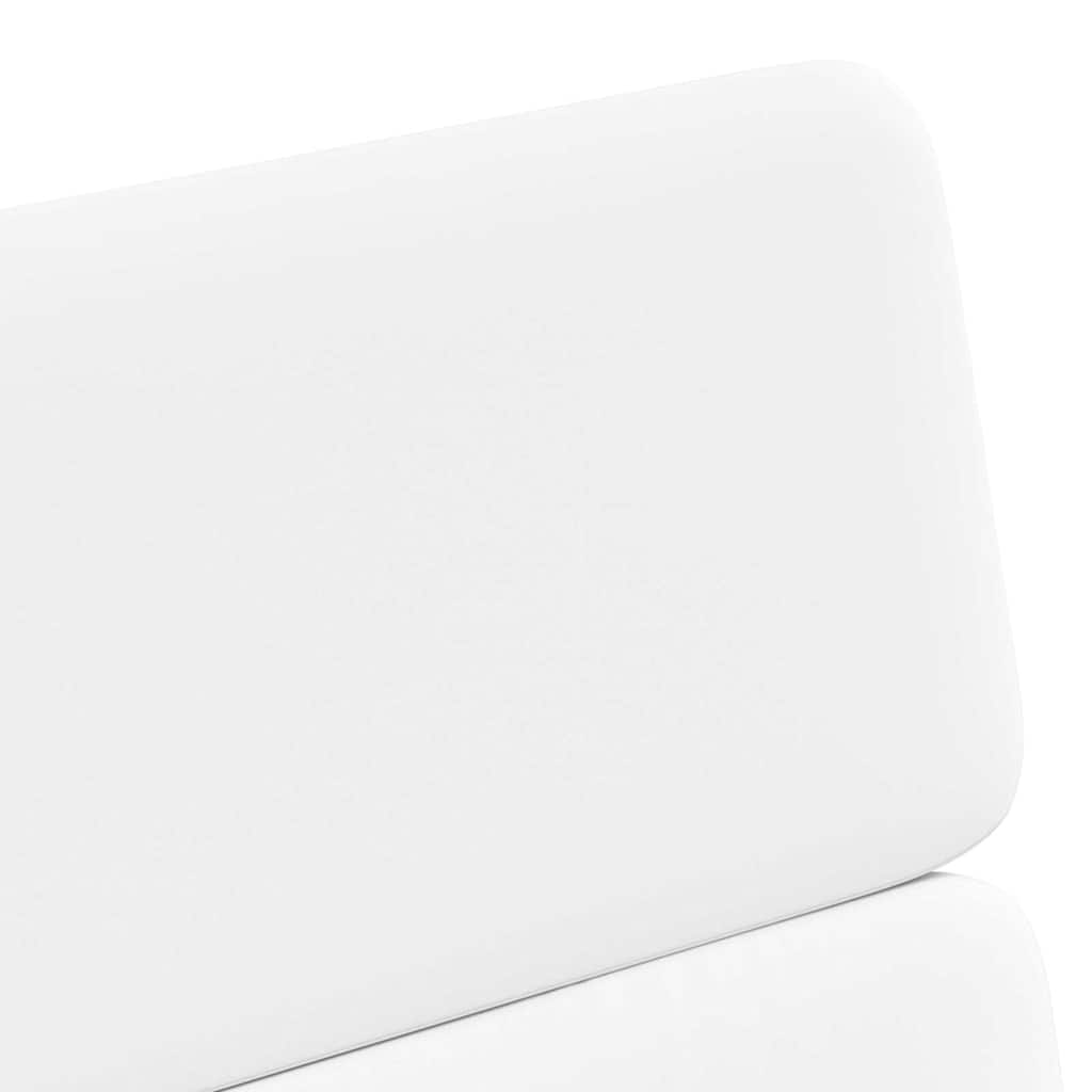 vidaXL Καρέκλες φαγητού 2 pcs Λευκό 58 x 65 x 98 εκ. Τεχνητό δέρμα