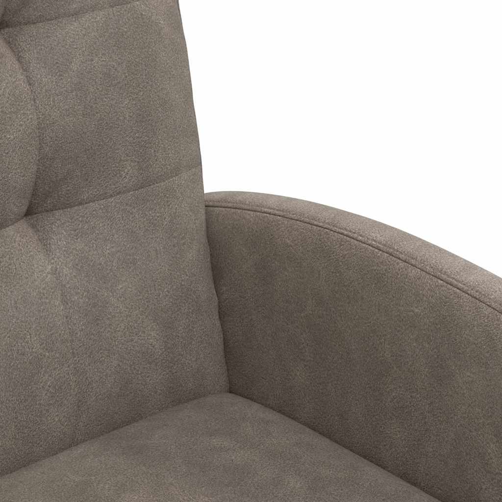 vidaXL Καρέκλες φαγητού 2 pcs Γκρι 57 x 67 x 98 εκ Τεχνητό δέρμα