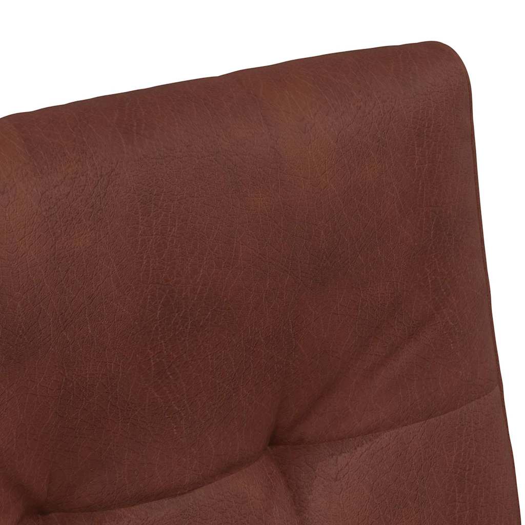 vidaXL Καρέκλες φαγητού με τροχούς 2 pcs Λαμπερό καφέ 57 x 67 x 98 εκ