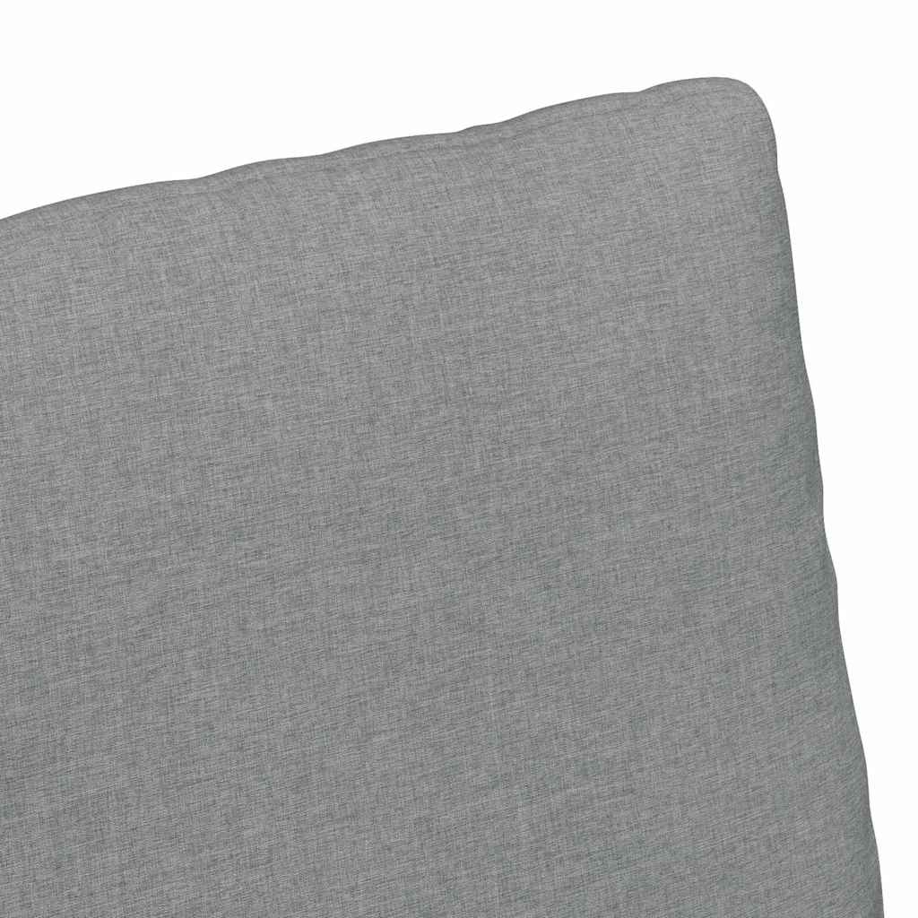 vidaXL Καρέκλες φαγητού 2 pcs Ανοιχτό γκρι 57 x 67 x 98 εκ ύφασμα