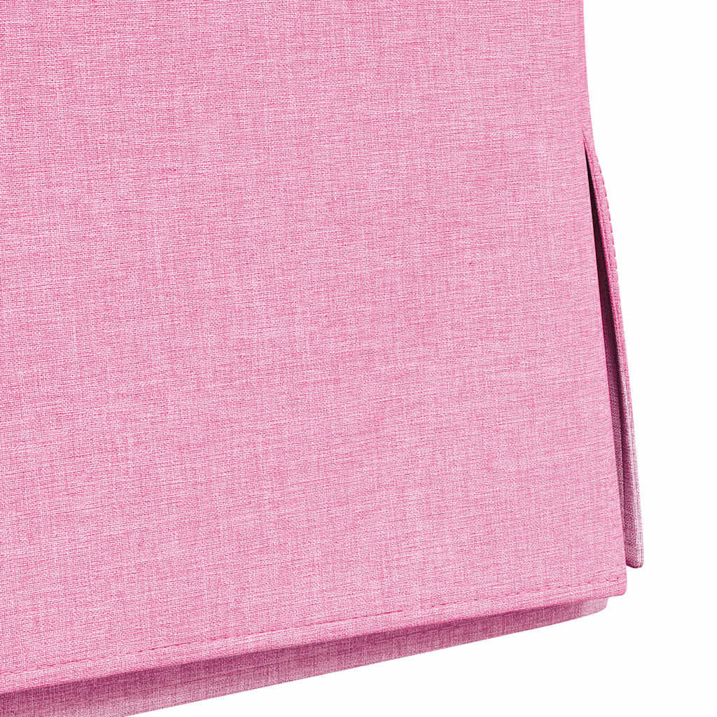 vidaXL Καρέκλες φαγητού 2 pcs Ροζ 57 x 67 x 98 εκ ύφασμα