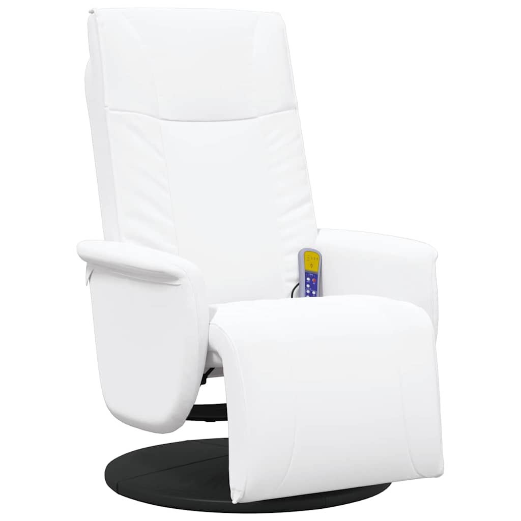 vidaXL Λευκός 71 x 90 x 105 εκ. Τεχνητό Δέρμα