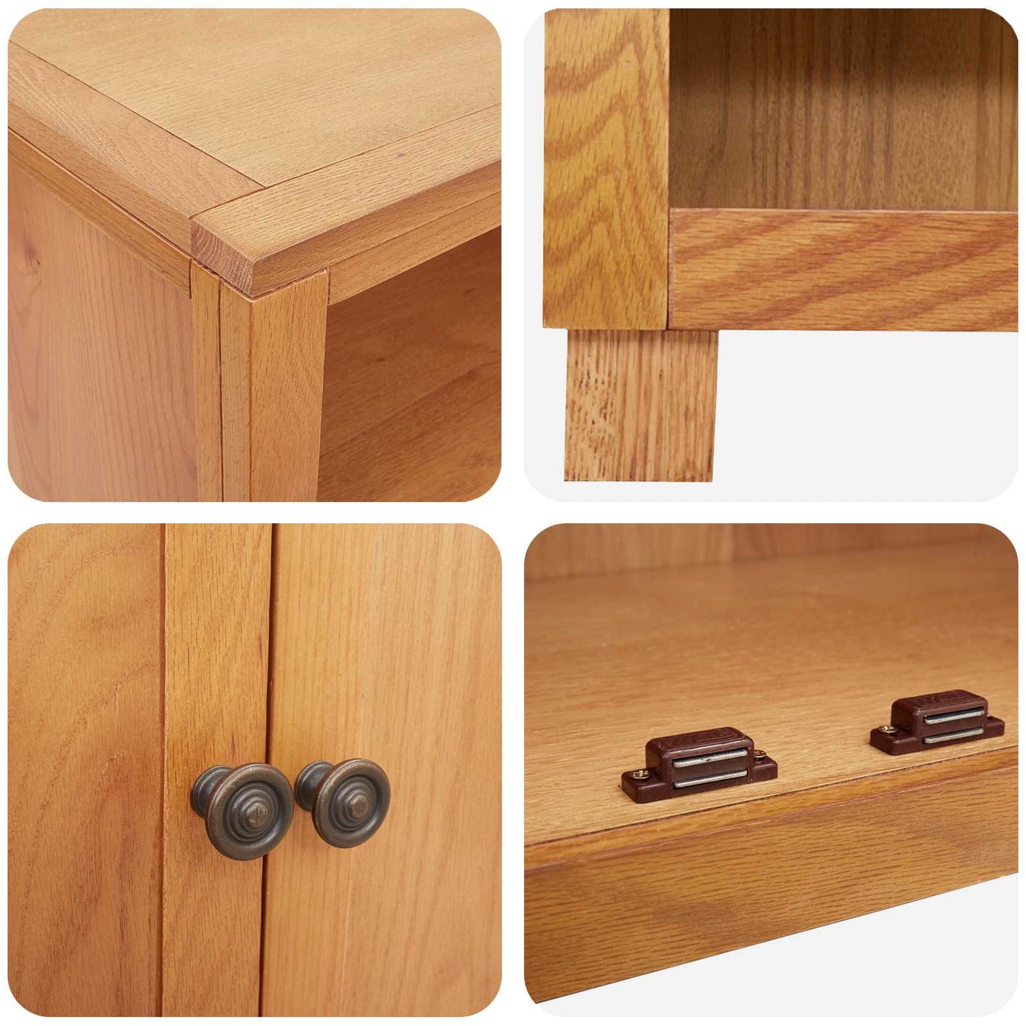 vidaXL Σετ Αποθηκευτικών Επίπλων με αποθήκευση Καφέ Επεξεργασμένο ξύλο