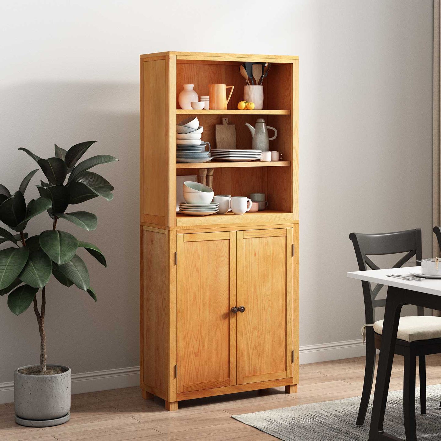 vidaXL Σετ Αποθηκευτικών Επίπλων με αποθήκευση Καφέ Επεξεργασμένο ξύλο