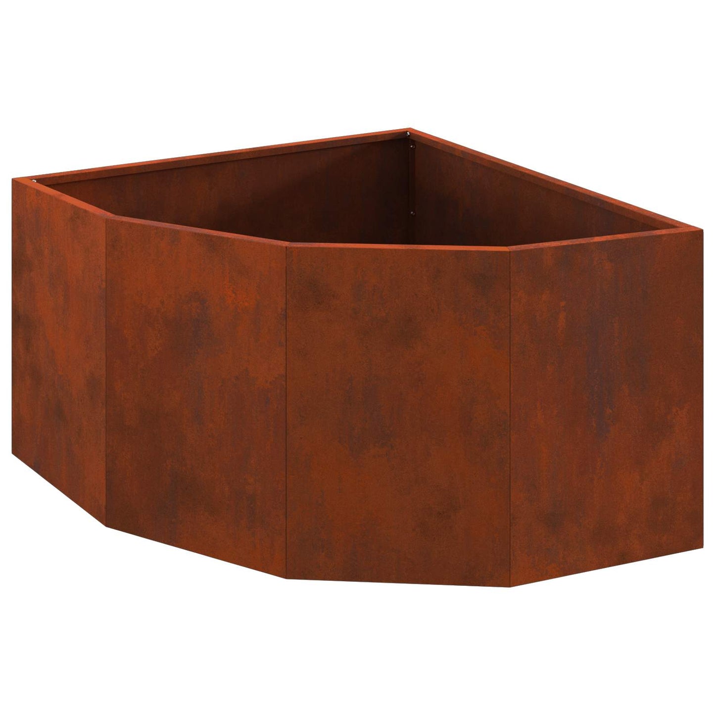 vidaXL Γωνιακό Ροδόδεντρο Σκ rusty 60 x 60 x 35 cm