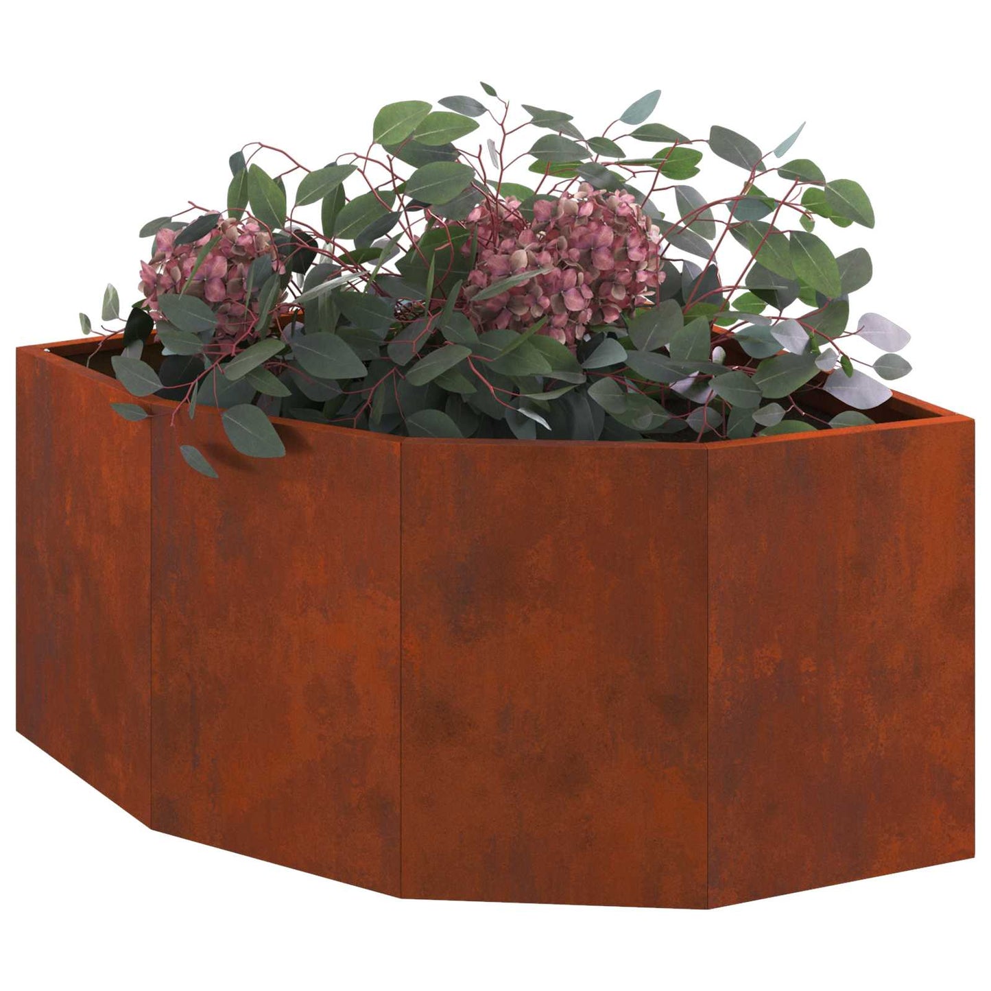 vidaXL Γωνιακό Ροδόδεντρο Σκ rusty 60 x 60 x 35 cm