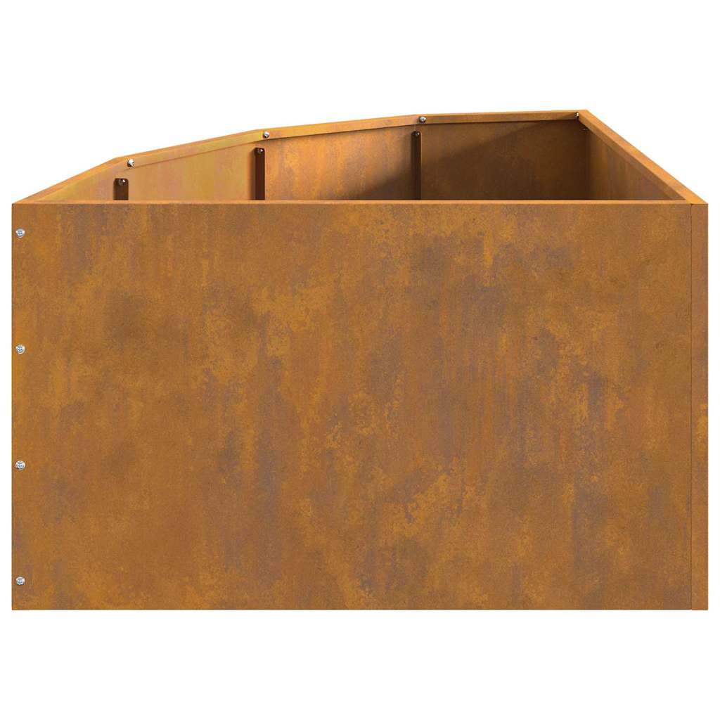 vidaXL Γωνιακό Ροδόδεντρο Σκ rusty 60 x 60 x 35 cm