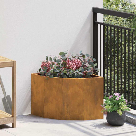 vidaXL Γωνιακό Ροδόδεντρο Σκ rusty 45 x 45 x 35 cm