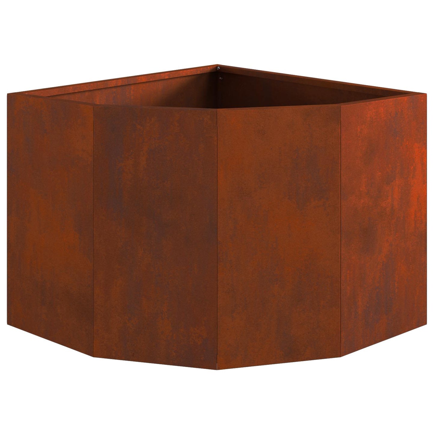 vidaXL Γωνιακό Ροδόδεντρο Σκ rusty 45 x 45 x 35 cm