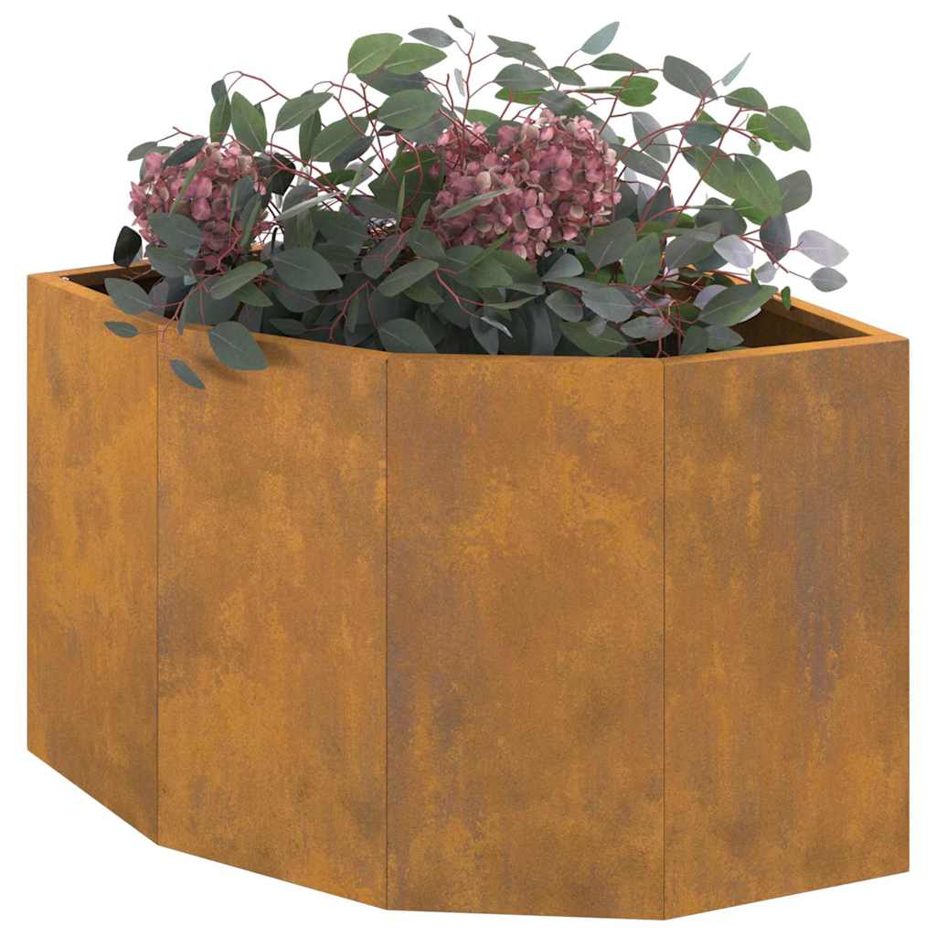 vidaXL Γωνιακό Ροδόδεντρο Σκ rusty 45 x 45 x 35 cm