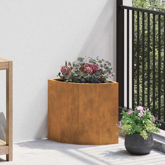 vidaXL Γωνιακό Ροδόδεντρο Σκ rusty 30 x 30 x 35 εκ