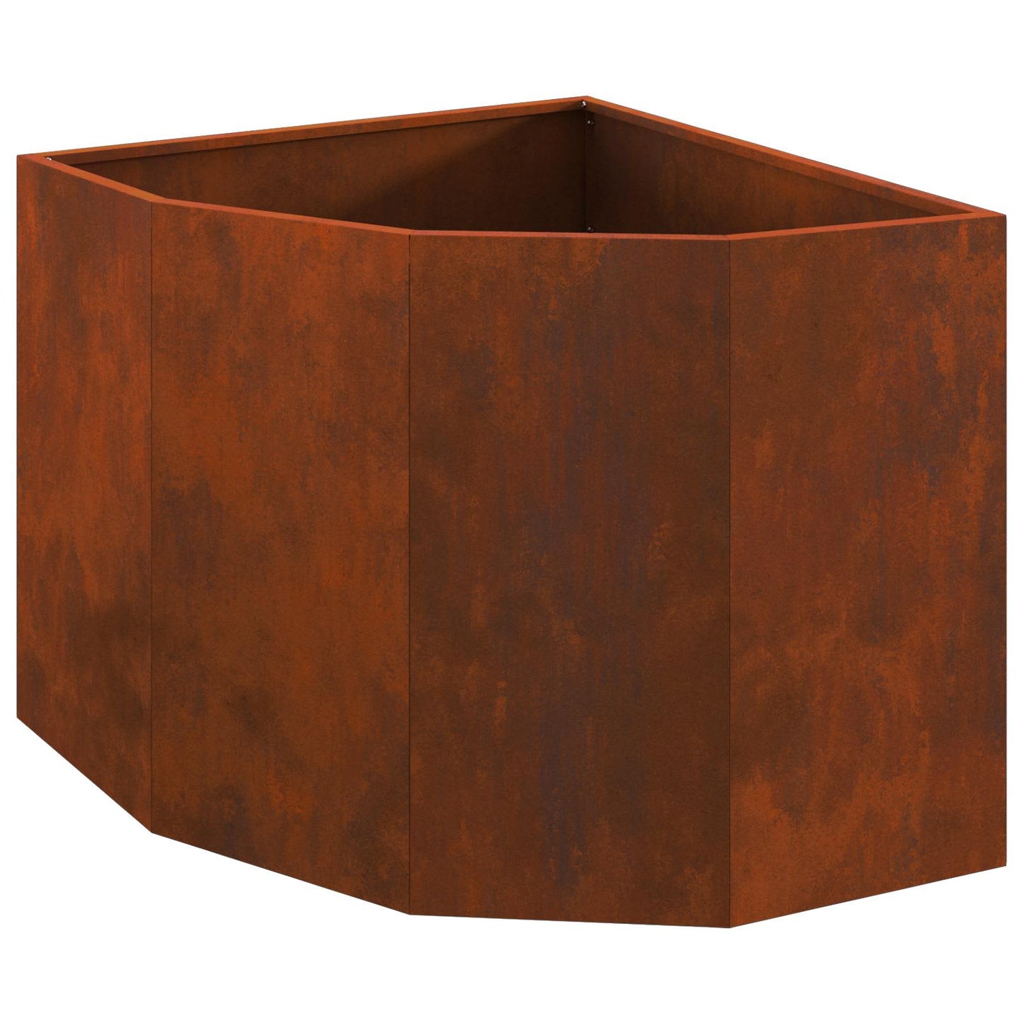 vidaXL Γωνιακό Ροδόδεντρο Σκ rusty 60 x 60 x 50 εκ