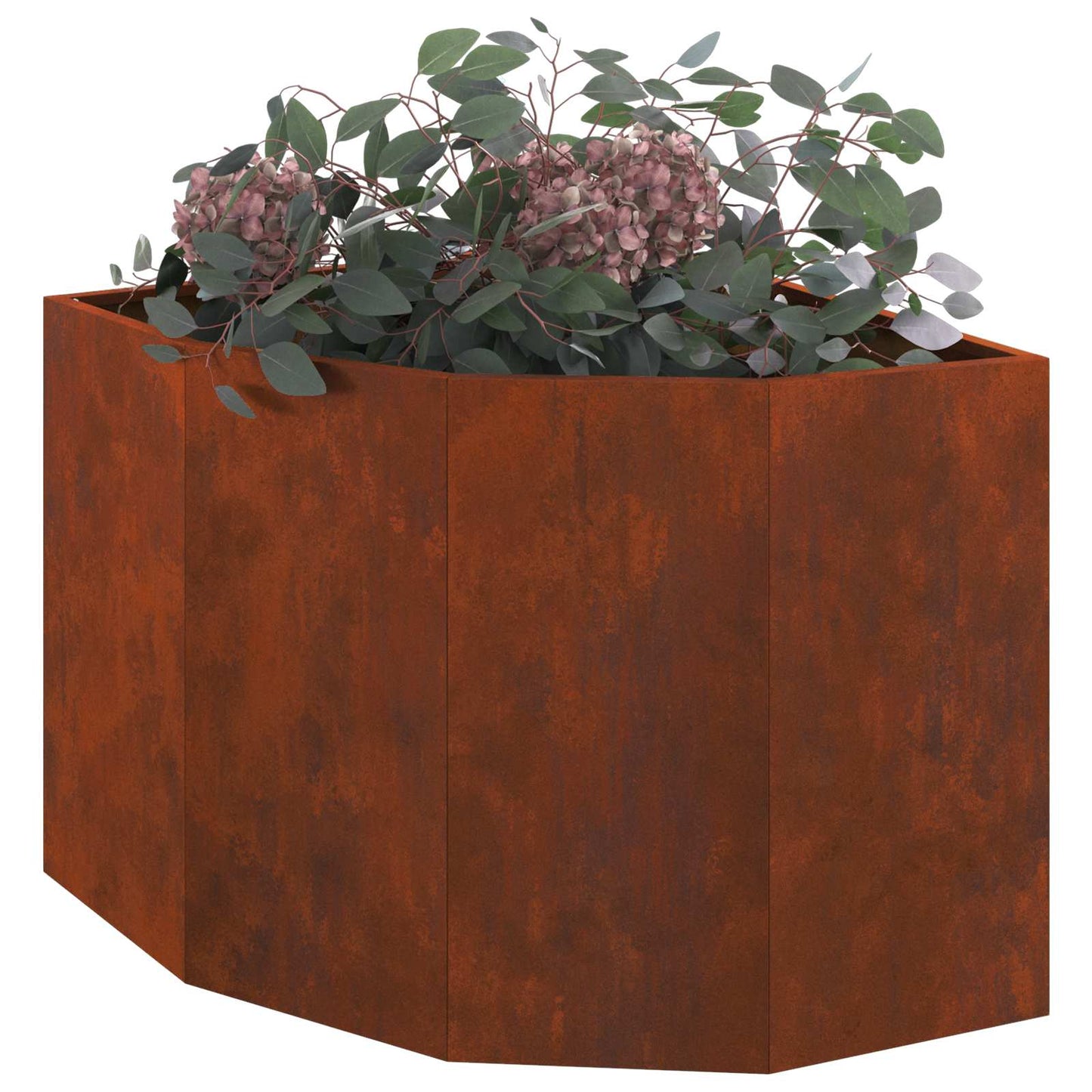 vidaXL Γωνιακό Ροδόδεντρο Σκ rusty 60 x 60 x 50 εκ