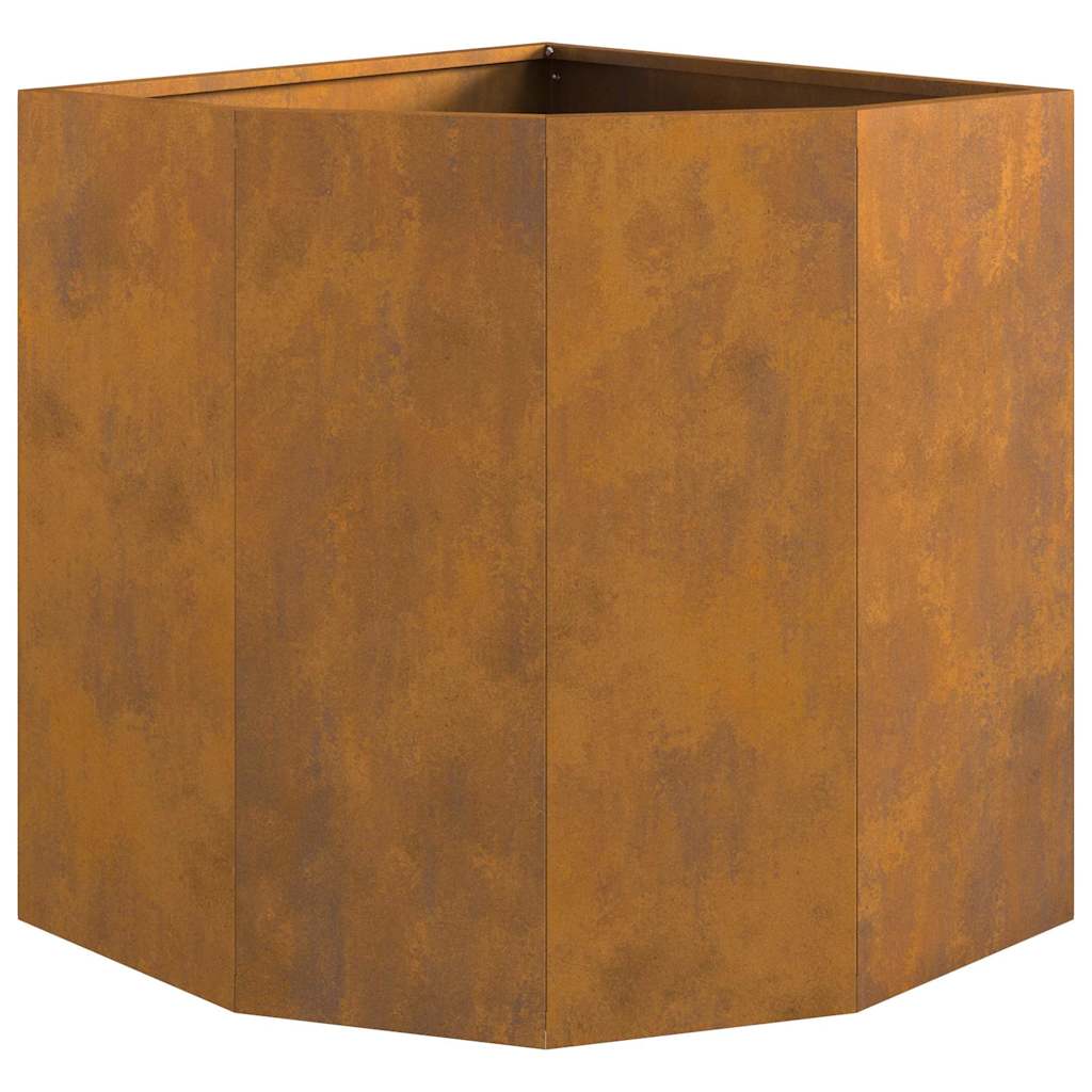 vidaXL Γωνιακό Ροδόδεντρο Σκ rusty 45 x 45 x 50 εκ