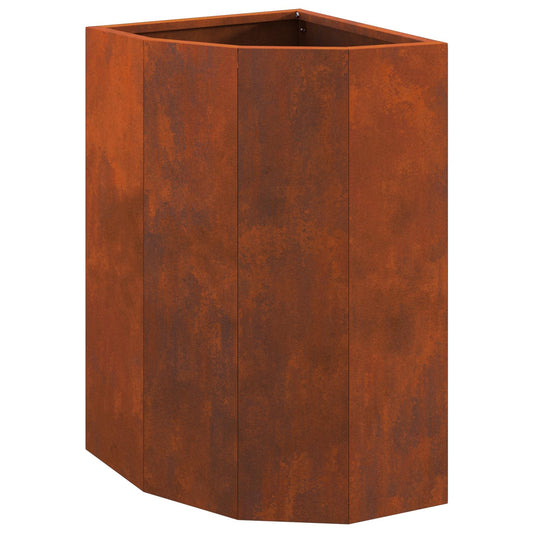 vidaXL Γωνιακό Ροδόδεντρο Σκ rusty 30 x 30 x 50 cm