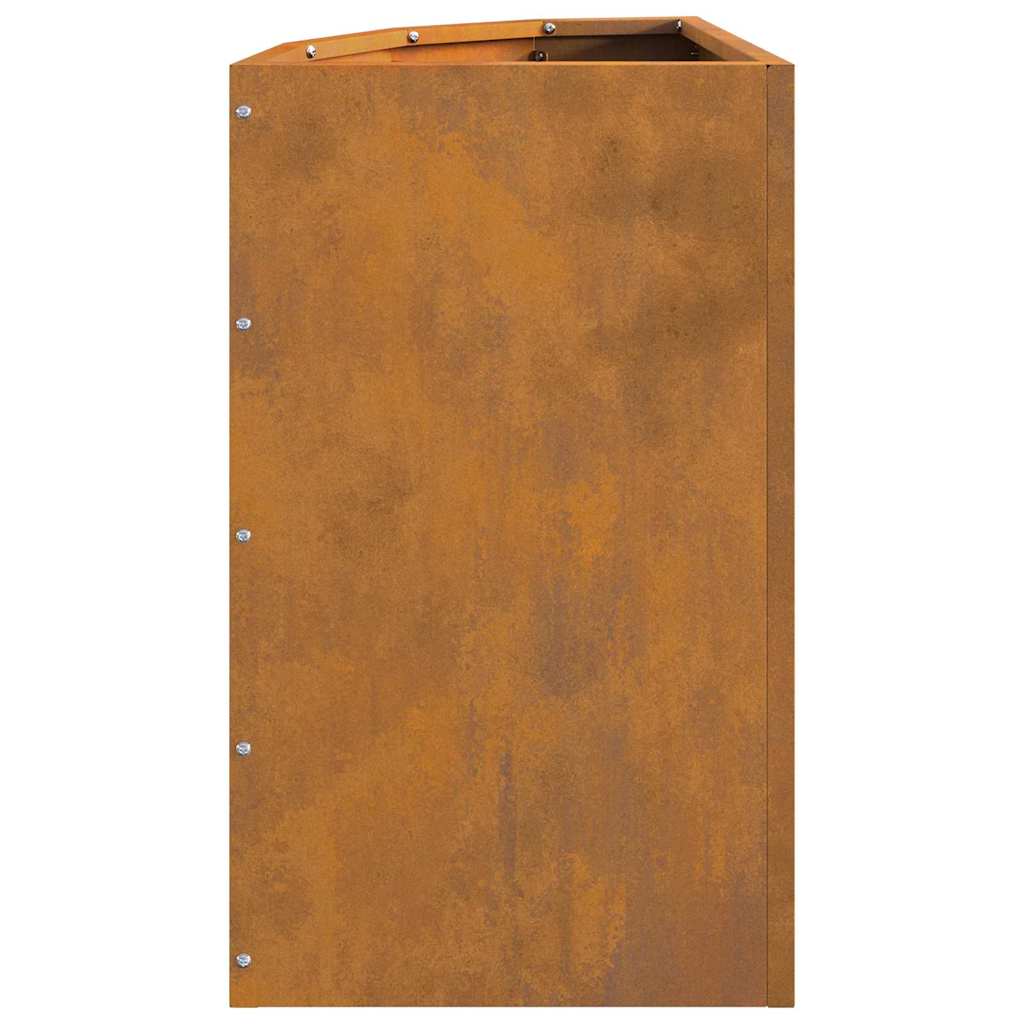 vidaXL Γωνιακό Ροδόδεντρο Σκ rusty 30 x 30 x 50 cm