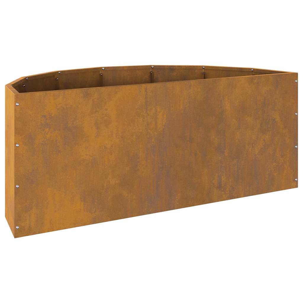 vidaXL Γλάστρα Σκ rusty 90 x 45 x 35 cm Ατσάλι Σκληρυθέν στον Αέρα