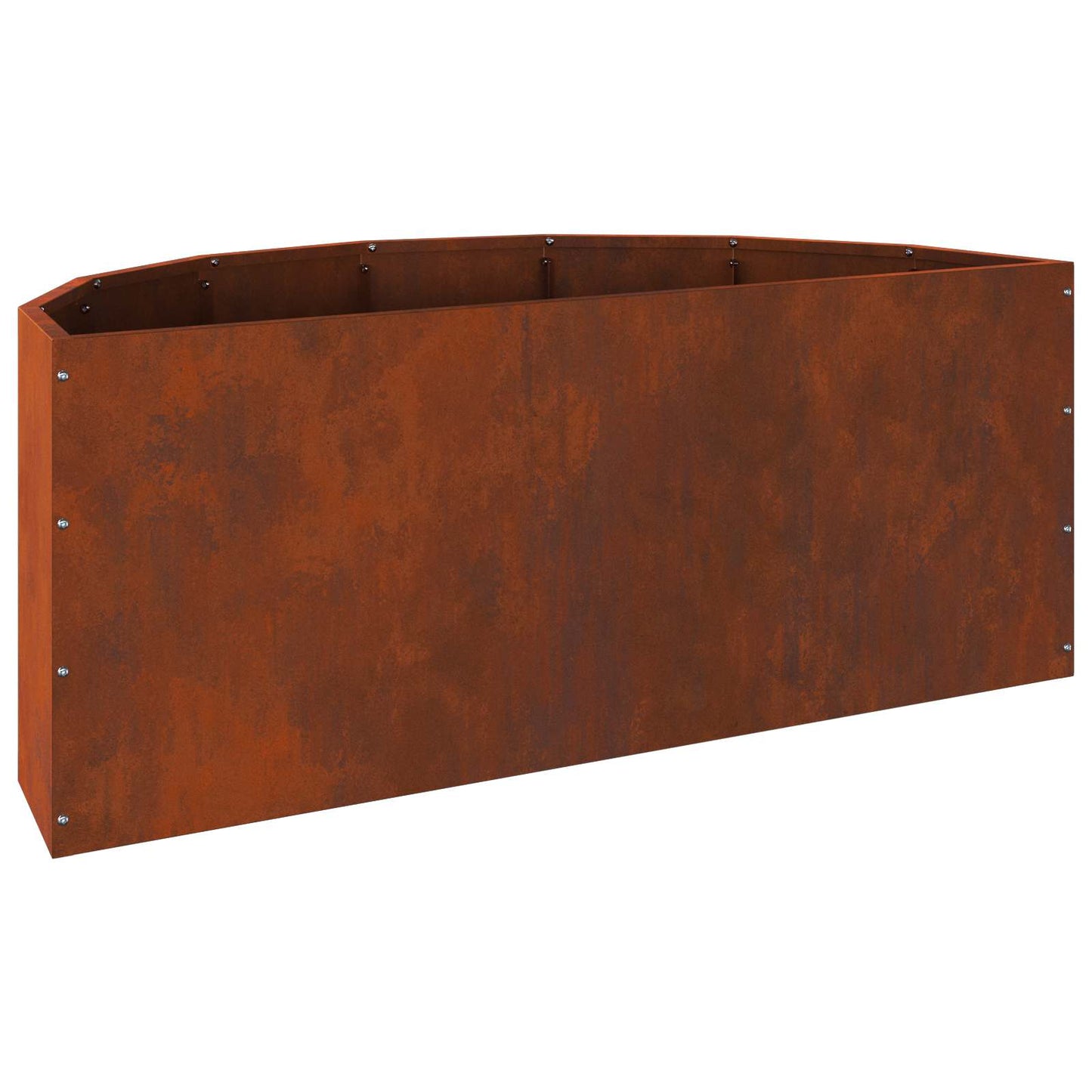 vidaXL Γλάστρα Σκ rusty 90 x 45 x 35 cm Ατσάλι Σκληρυθέν στον Αέρα