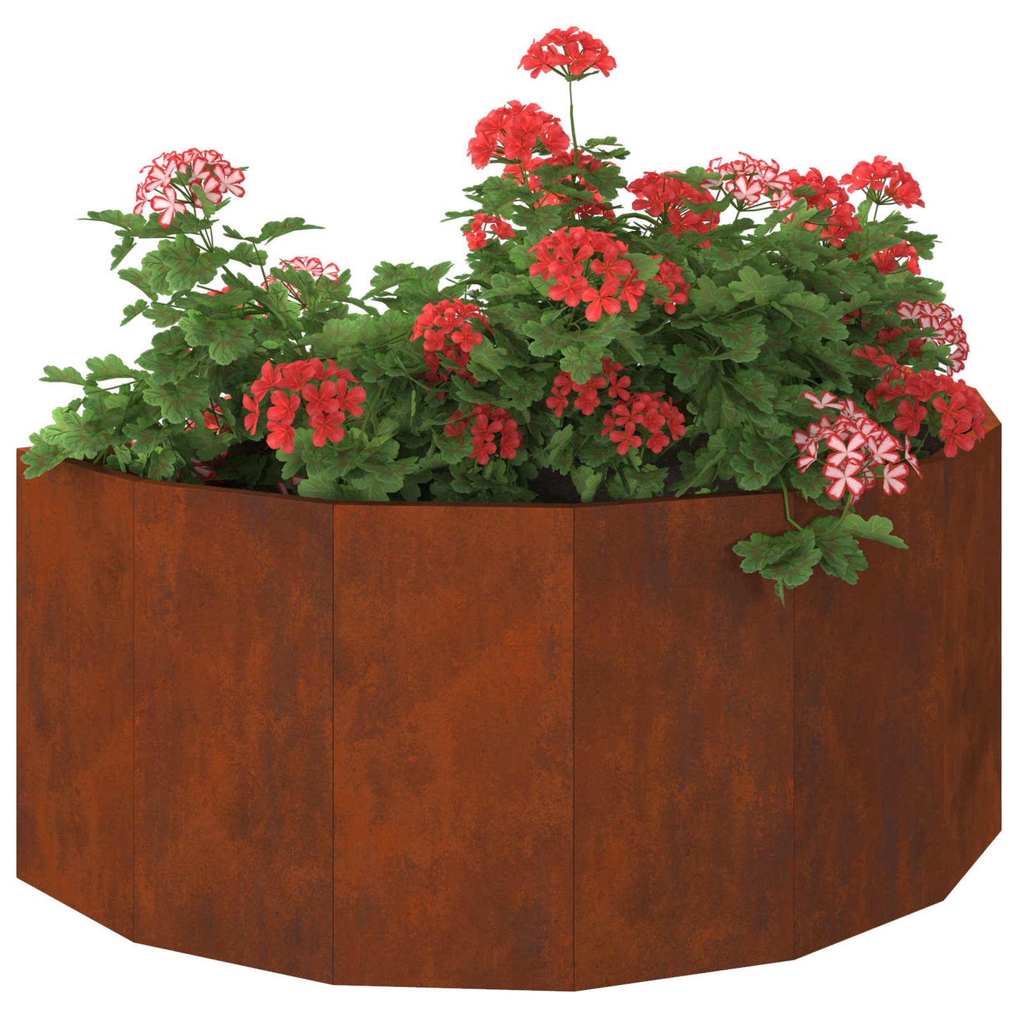 vidaXL Γλάστρα Σκ rusty 90 x 45 x 35 cm Ατσάλι Σκληρυθέν στον Αέρα