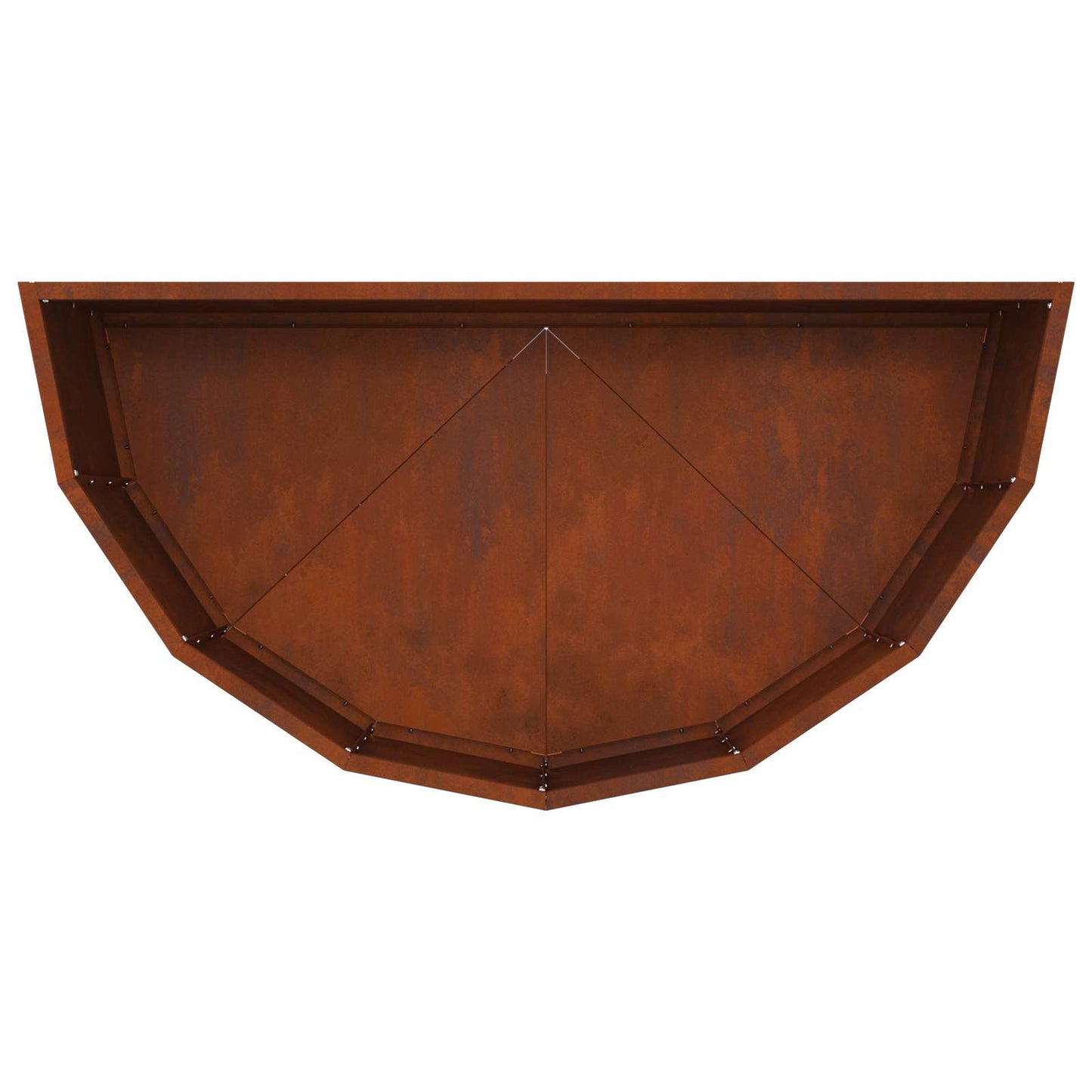 vidaXL Γλάστρα Σκ rusty 90 x 45 x 35 cm Ατσάλι Σκληρυθέν στον Αέρα