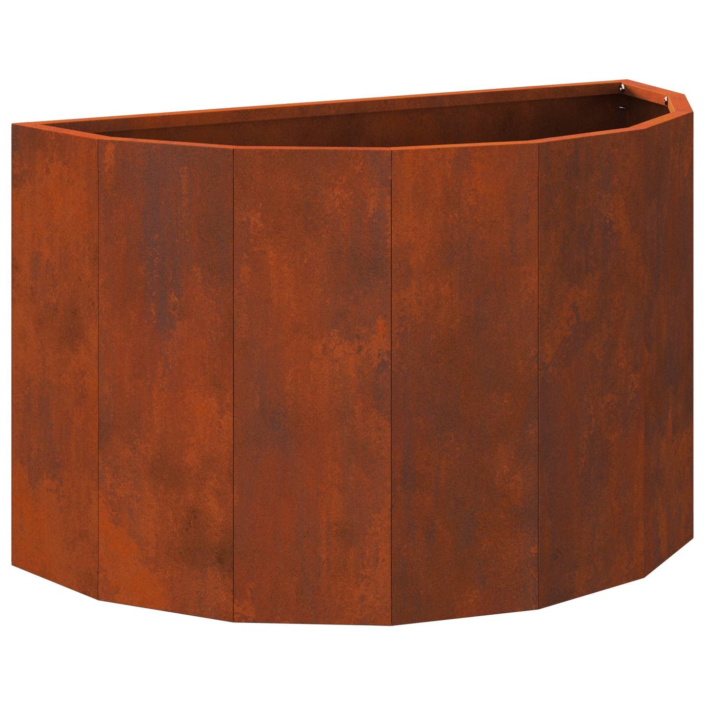 vidaXL Γλάστρα Σκ rusty 60 x 30 x 35 εκ Ατσάλι Σκληρυθέν στον Αέρα
