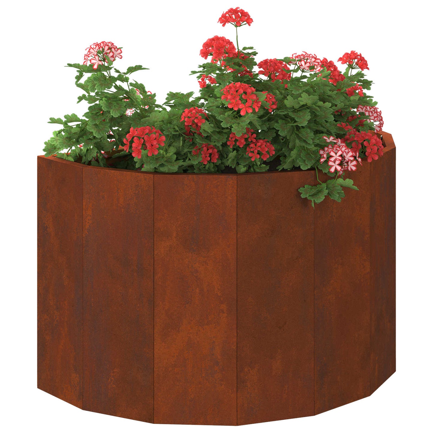 vidaXL Γλάστρα Σκ rusty 60 x 30 x 35 εκ Ατσάλι Σκληρυθέν στον Αέρα