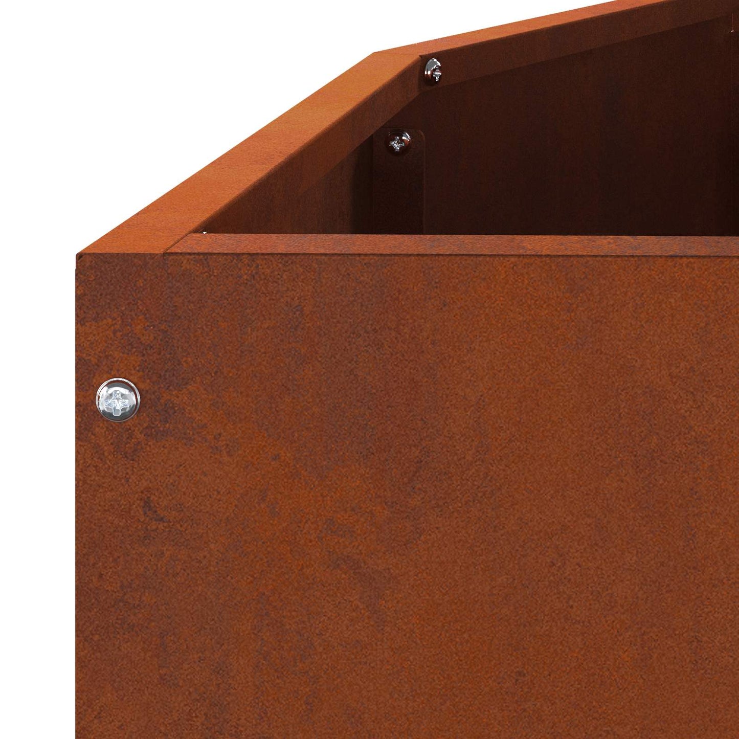 vidaXL Γλάστρα Σκ rusty 120 x 60 x 50 εκ. Ατσάλι Σκληρυθέν στον Αέρα