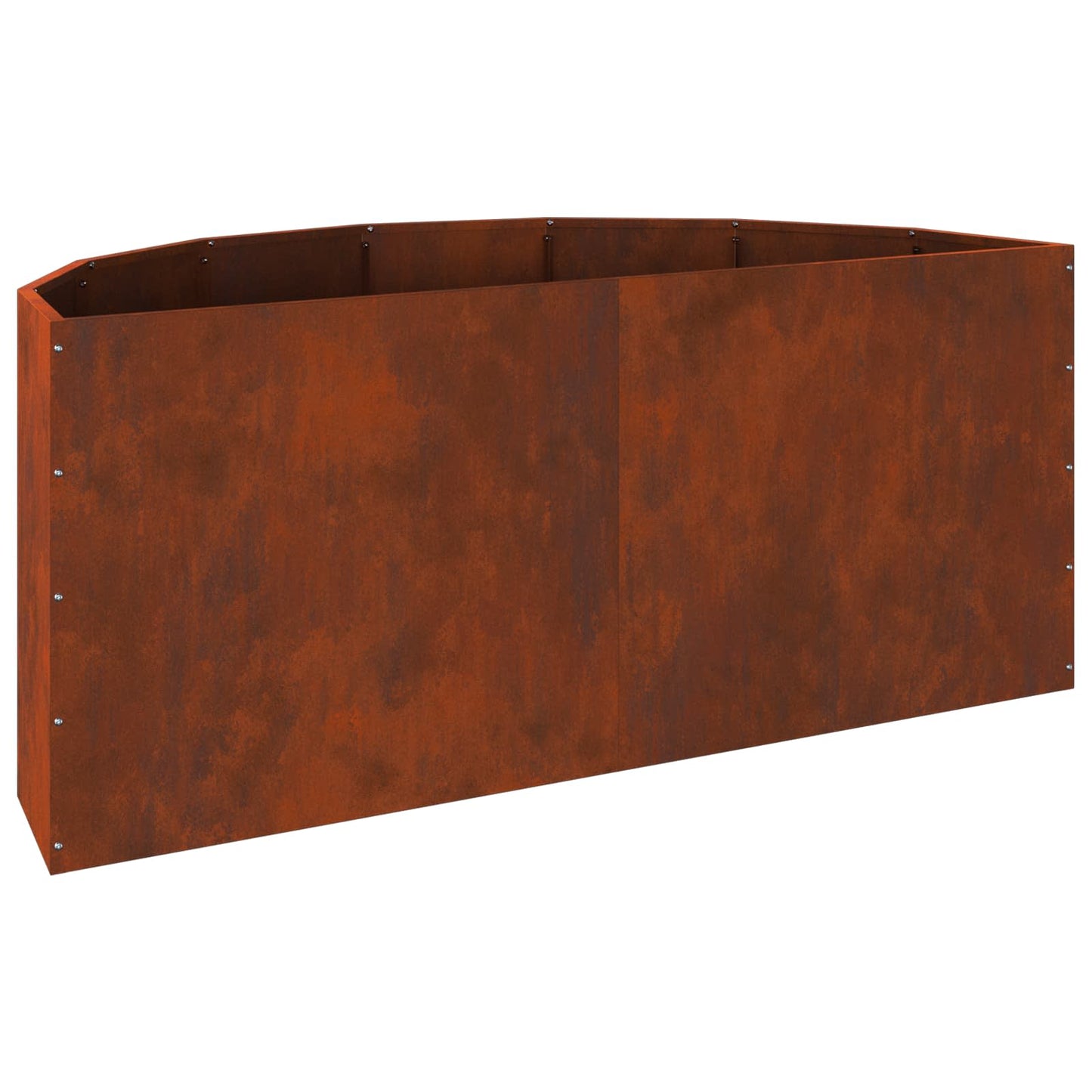 vidaXL Γλάστρα Σκ rusty 120 x 60 x 50 εκ. Ατσάλι Σκληρυθέν στον Αέρα