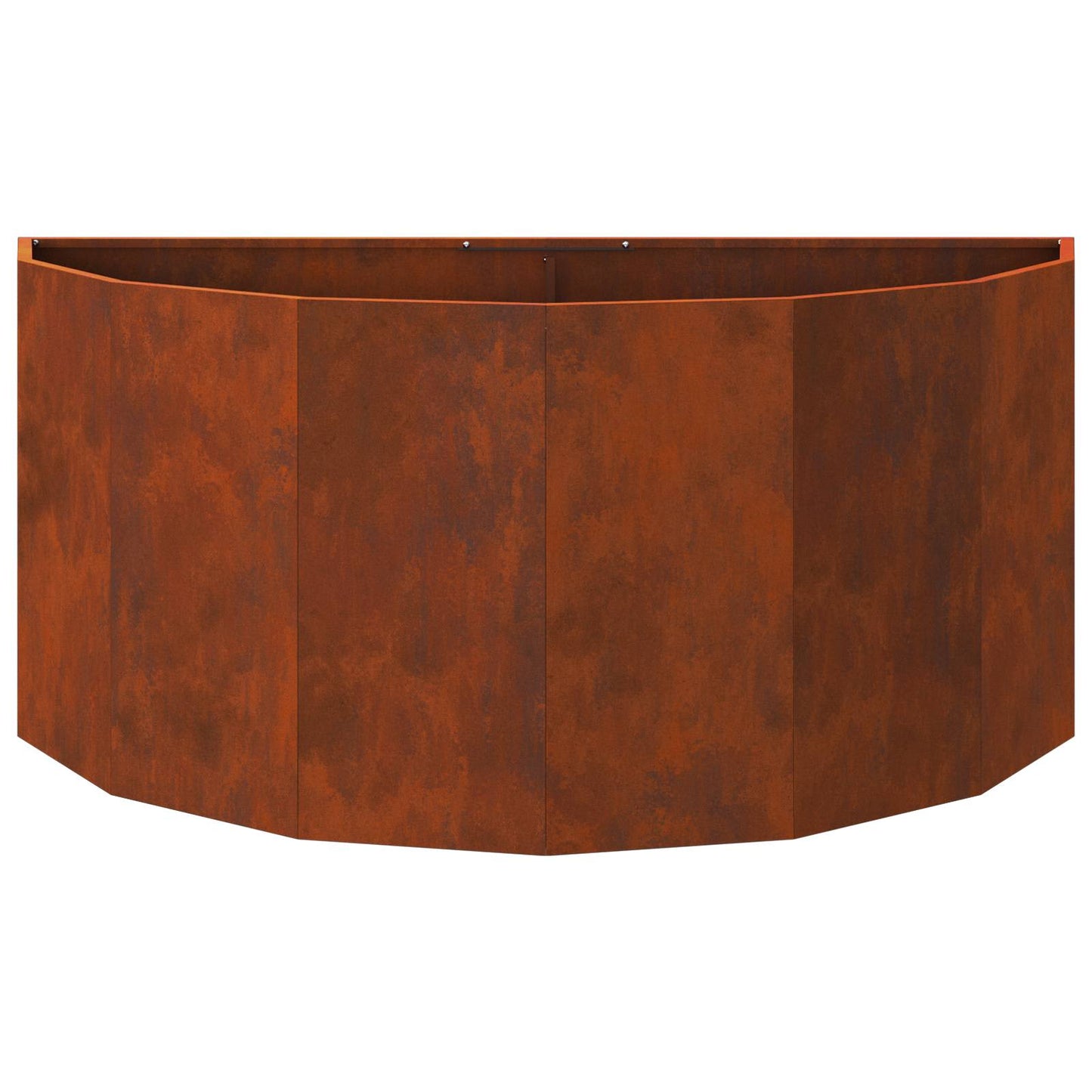 vidaXL Γλάστρα Σκ rusty 120 x 60 x 50 εκ. Ατσάλι Σκληρυθέν στον Αέρα
