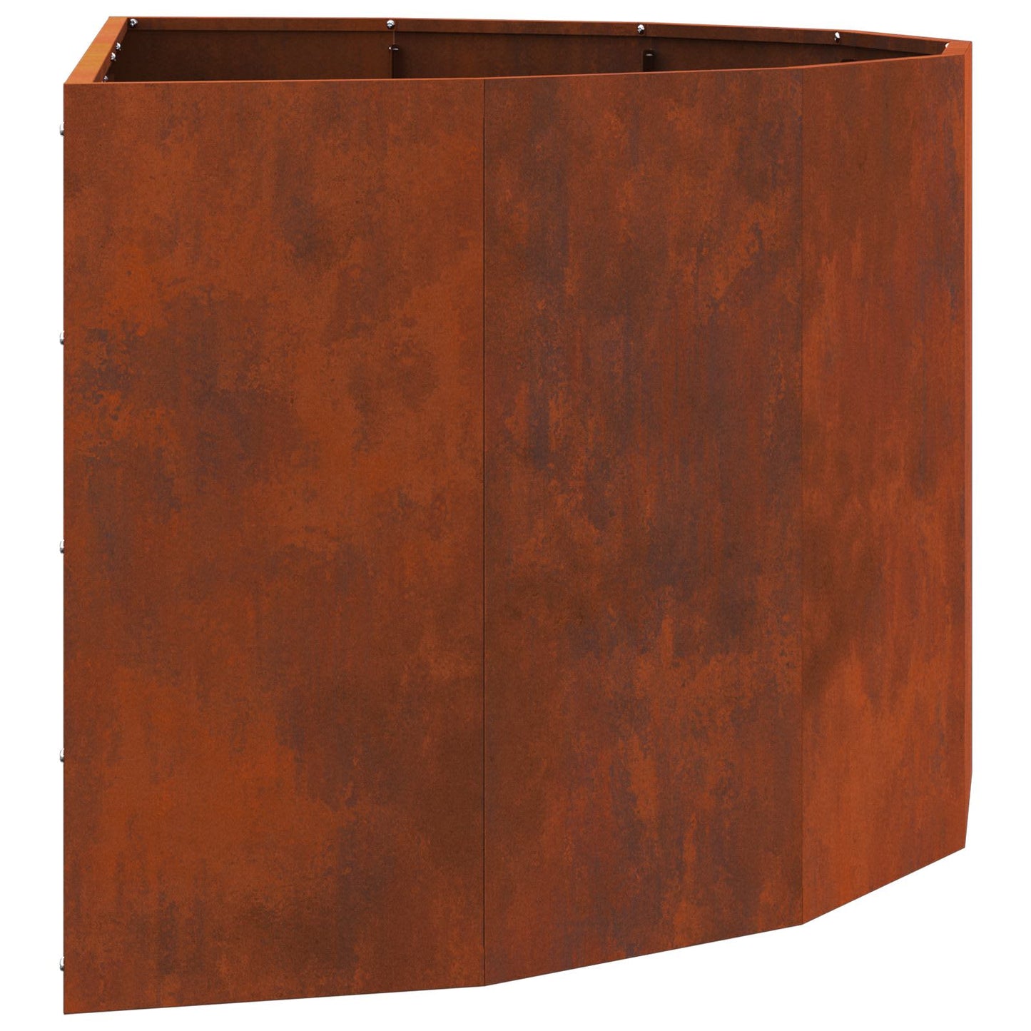 vidaXL Γλάστρα Σκ rusty 120 x 60 x 50 εκ. Ατσάλι Σκληρυθέν στον Αέρα