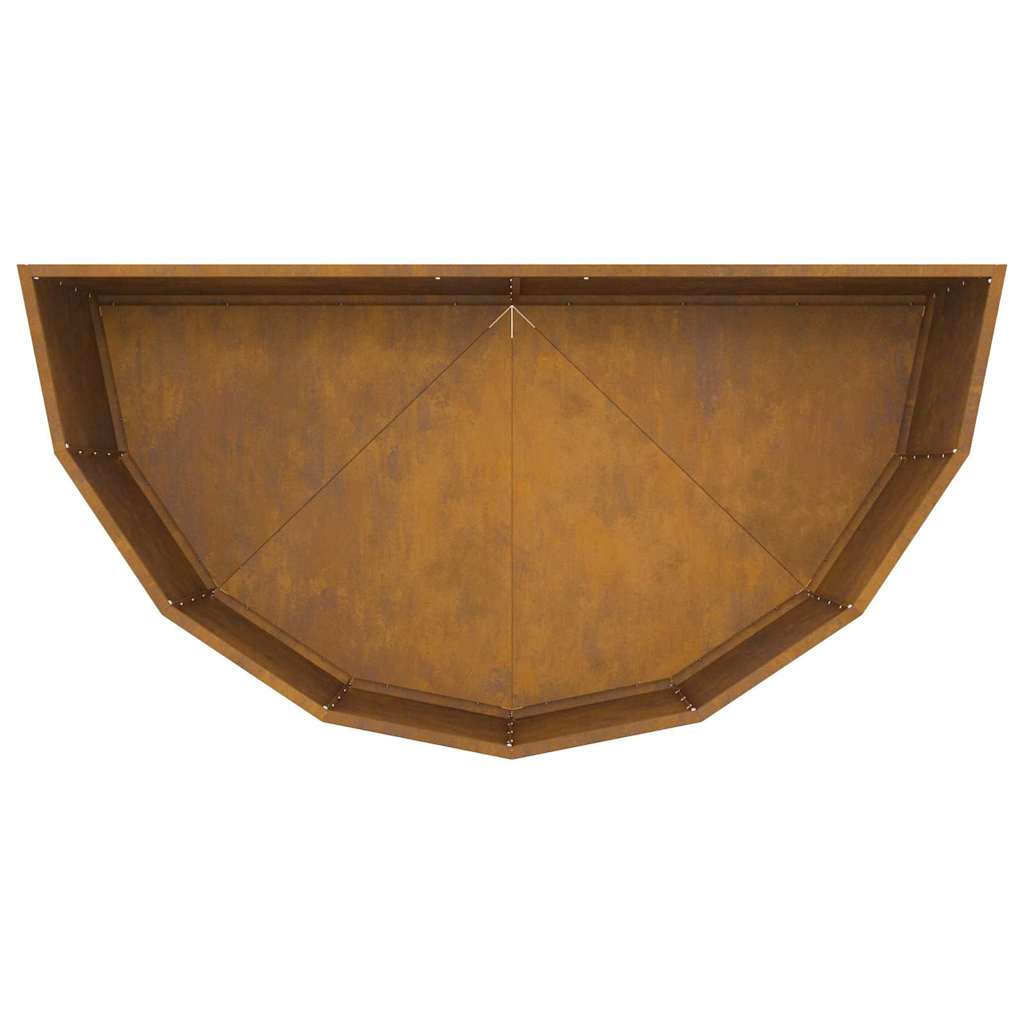 vidaXL Γλάστρα Σκ rusty 120 x 60 x 50 εκ. Ατσάλι Σκληρυθέν στον Αέρα