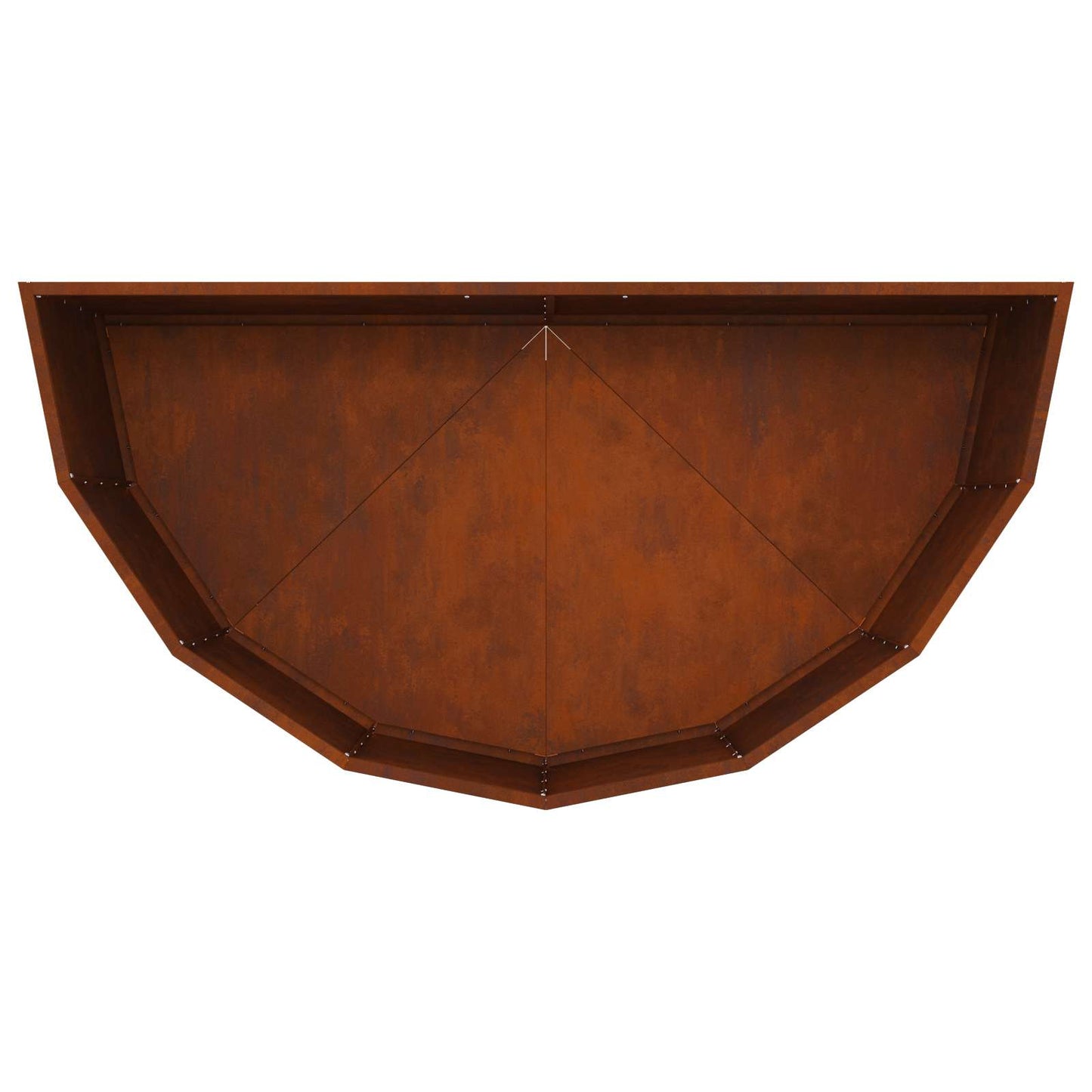 vidaXL Γλάστρα Σκ rusty 120 x 60 x 50 εκ. Ατσάλι Σκληρυθέν στον Αέρα