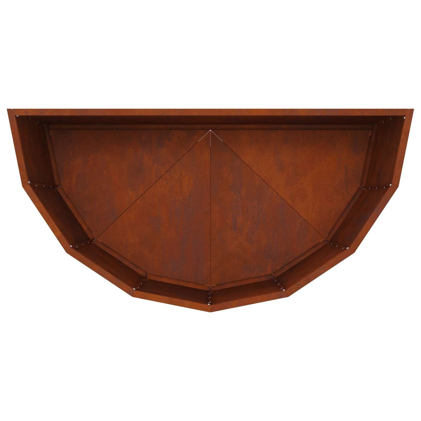 vidaXL Γλάστρα Σκ rusty 90 x 45 x 50 εκ. Ατσάλι Σκληρυθέν στον Αέρα