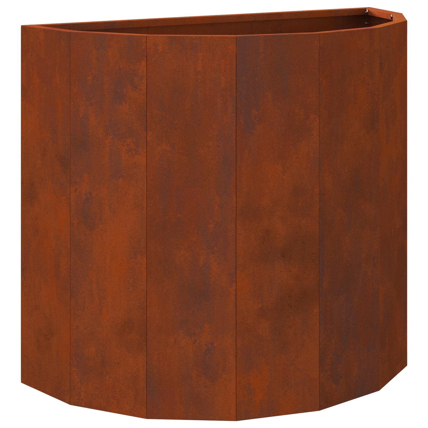 vidaXL Γλάστρα Σκ rusty 60 x 30 x 50 εκ. Ατσάλι Σκληρυθέν στον Αέρα