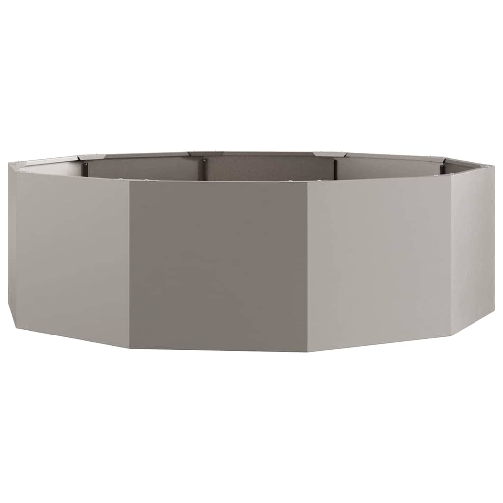 vidaXL Γλάστρα Σκ rusty 120 x 120 x 35 εκ Ατσάλι Σκληρυθέν στον Αέρα