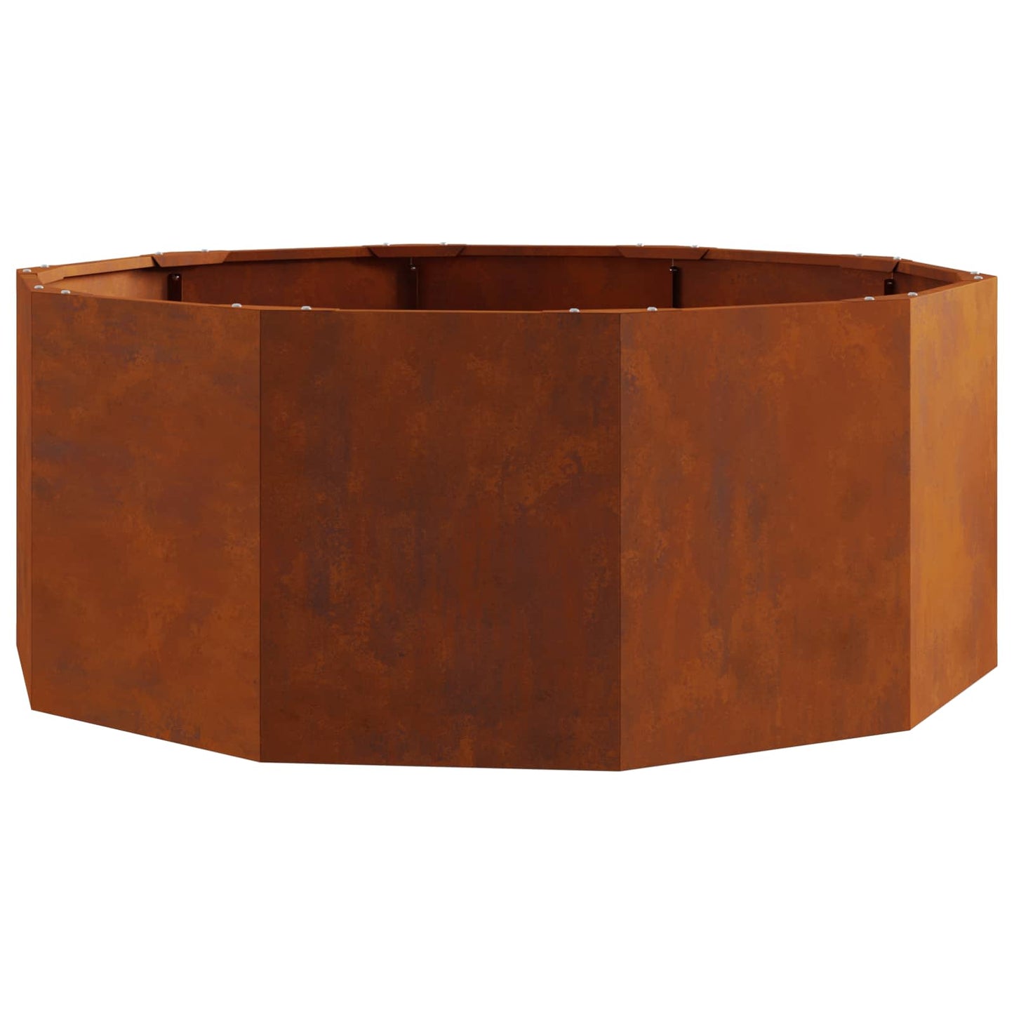 vidaXL Γλάστρα Σκ rusty 90 x 90 x 35 εκ Ατσάλι Σκληρυθέν στον Αέρα