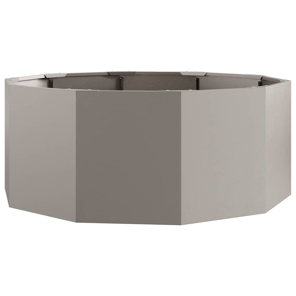 vidaXL Γλάστρα Σκ rusty 90 x 90 x 35 εκ Ατσάλι Σκληρυθέν στον Αέρα