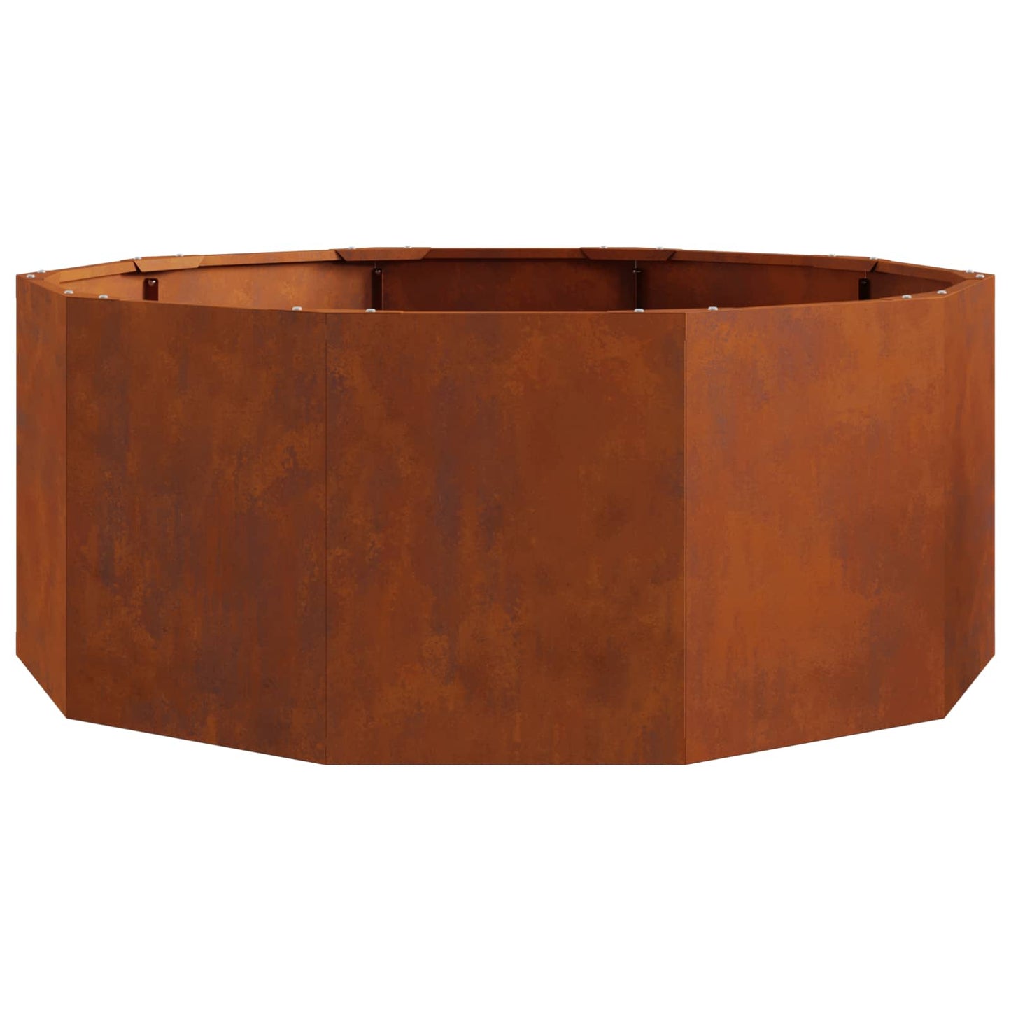 vidaXL Γλάστρα Σκ rusty 90 x 90 x 35 εκ Ατσάλι Σκληρυθέν στον Αέρα