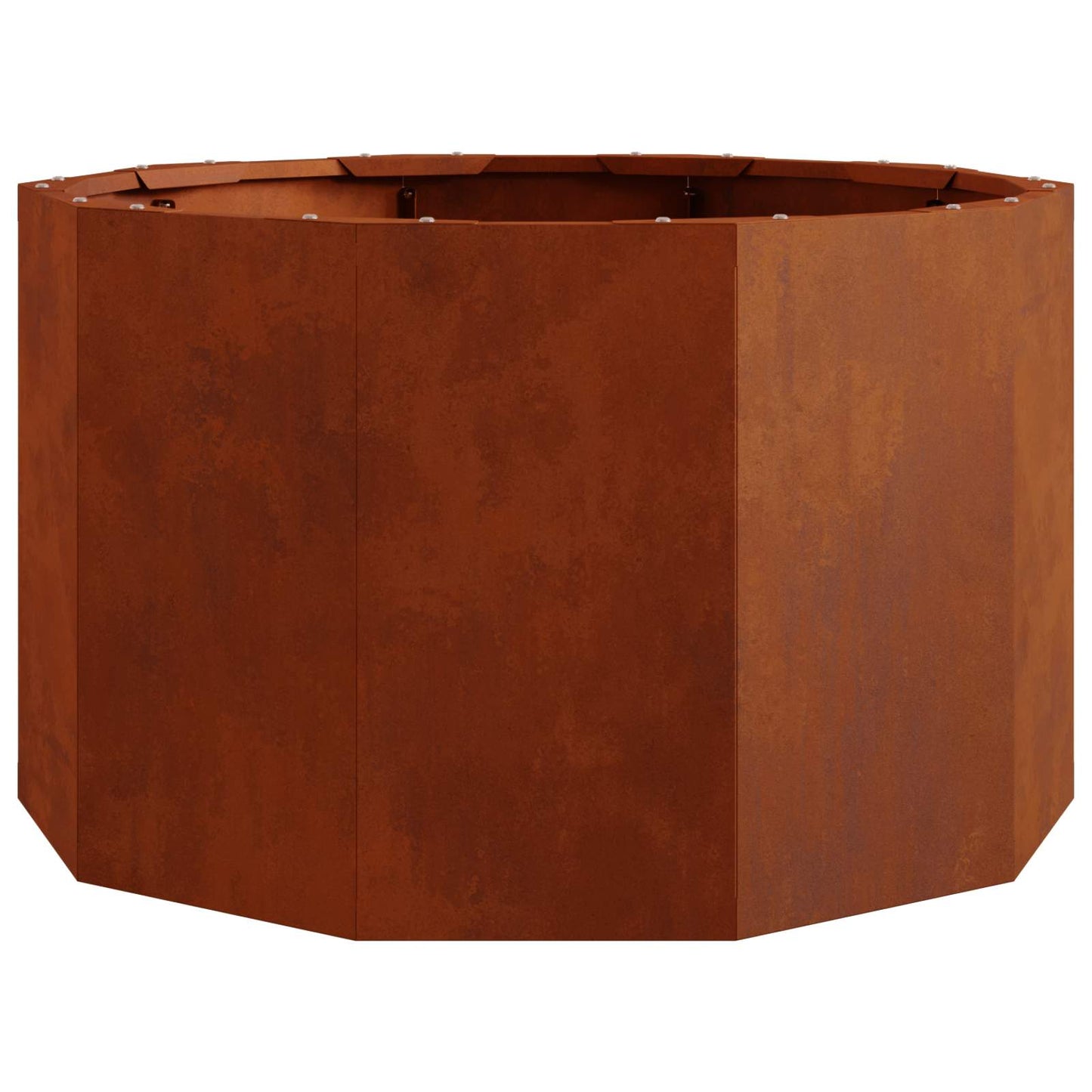 vidaXL Γλάστρα Σκ rusty 60 x 60 x 35 cm Ατσάλι Σκληρυθέν στον Αέρα