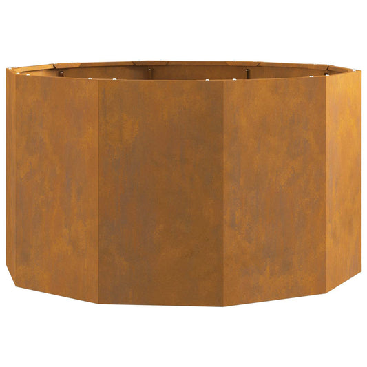 vidaXL Γλάστρα Σκ rusty 90 x 90 x 50 cm Ατσάλι Σκληρυθέν στον Αέρα