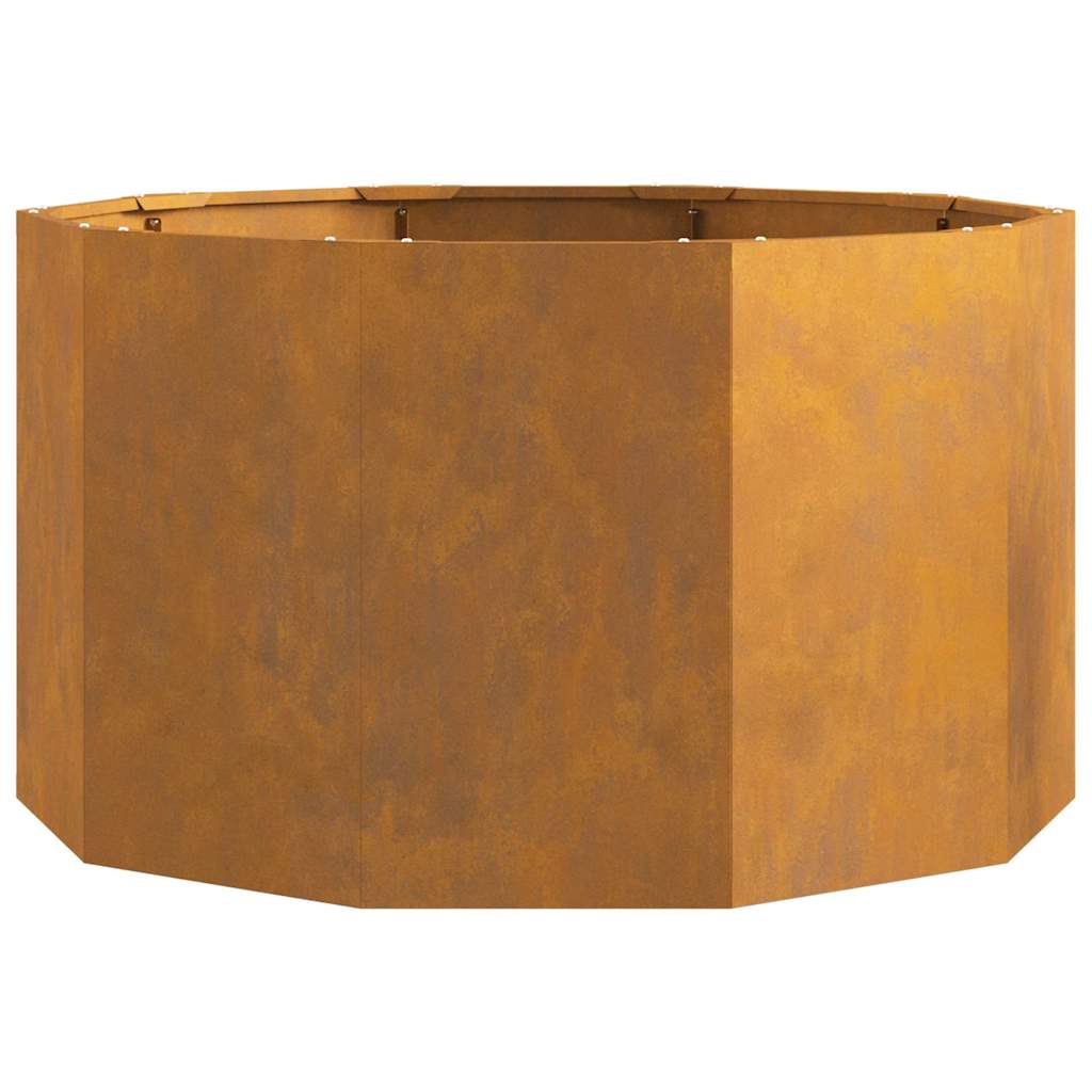 vidaXL Γλάστρα Σκ rusty 90 x 90 x 50 cm Ατσάλι Σκληρυθέν στον Αέρα