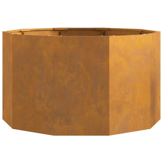 vidaXL Γλάστρα Σκ rusty 90 x 90 x 50 cm Ατσάλι Σκληρυθέν στον Αέρα