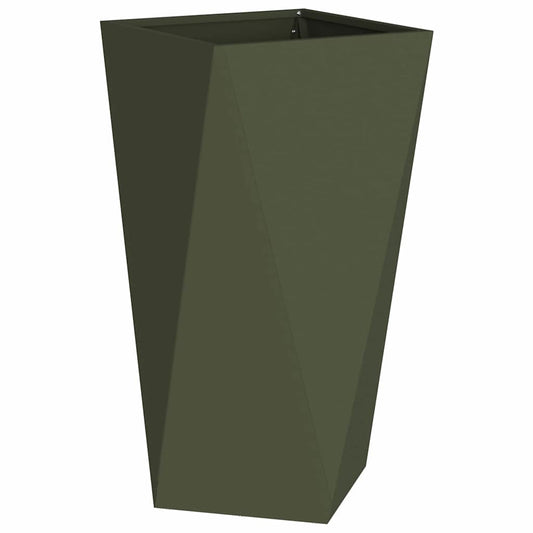 vidaXL Γλάστρα Ελιά Πράσινη 40 x 40 x 75 cm Ατσάλι