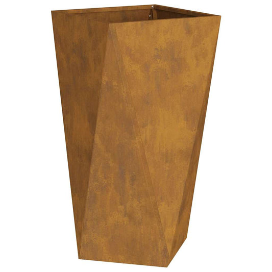 vidaXL Γλάστρα 2 pcs Σκ rusty 40 x 40 x 75 cm