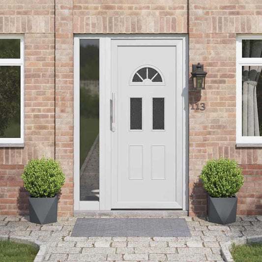 vidaXL Γλάστρα 2 pcs Ανθρακί 30 x 30 x 30 cm Ατσάλι