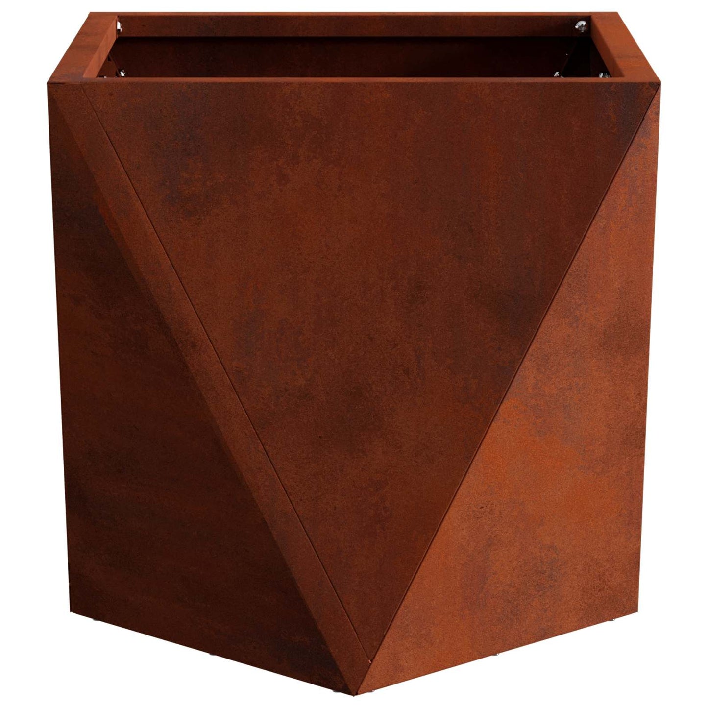 vidaXL Γλάστρα 2 pcs Σκ rusty 30 x 30 x 30 cm